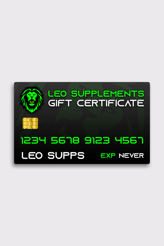 Leo Supplements Gift Card